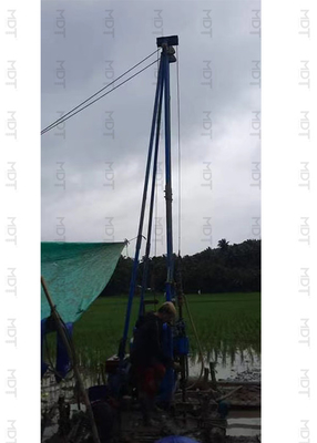 150m 깊이 휴대용 시추공 드릴링 머신