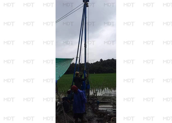 토양 검사 및 조사용 로터리 및 타격 지오 엔지니어링 드릴링 리그 기계