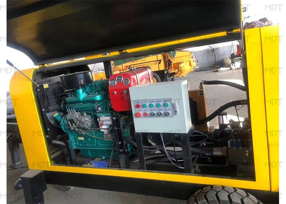 15m³/H 트레일러 장착 콘크리트 그라우팅 펌프 MEGA DRILLTECH