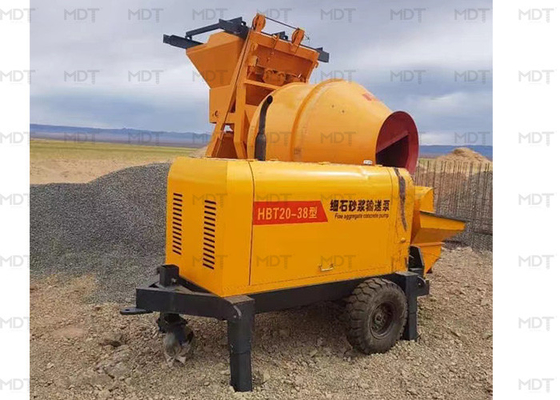 15m³/H 트레일러 장착 콘크리트 그라우팅 펌프 MEGA DRILLTECH